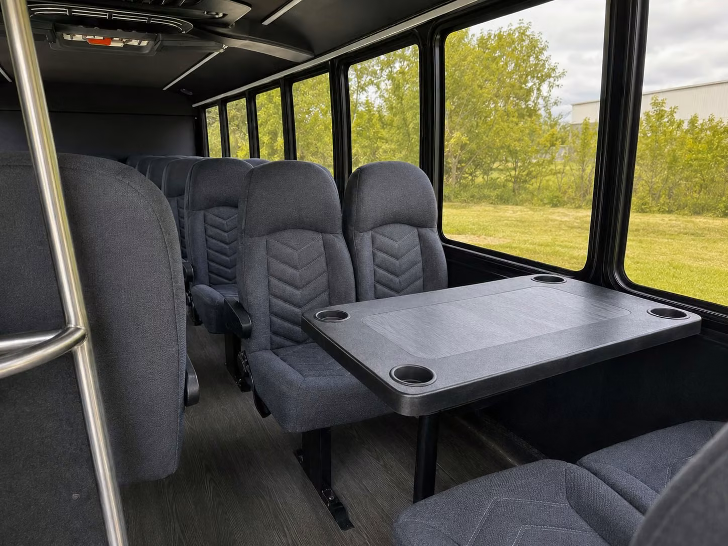 18 passenger minibus interior