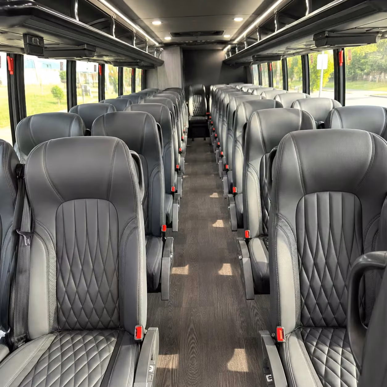 35 passenger minibus interior