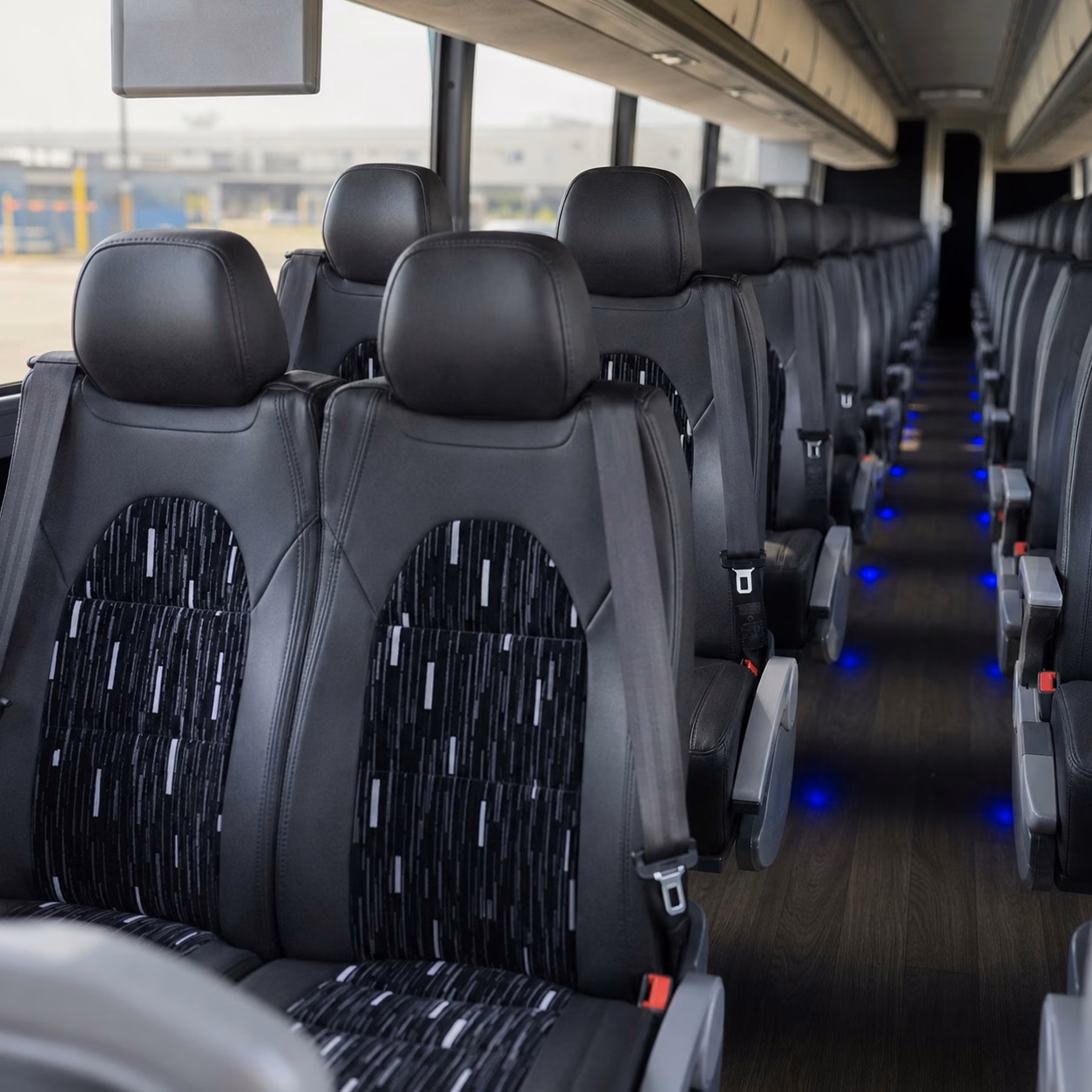 yonkers charter bus interior