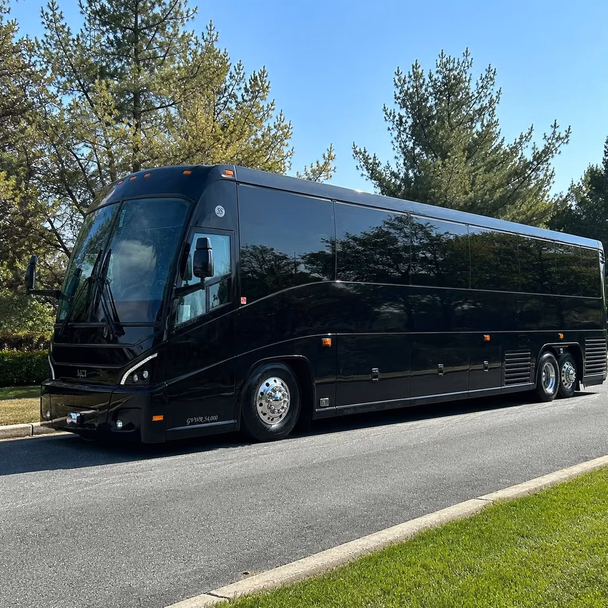 yonkers charter bus rental exterior